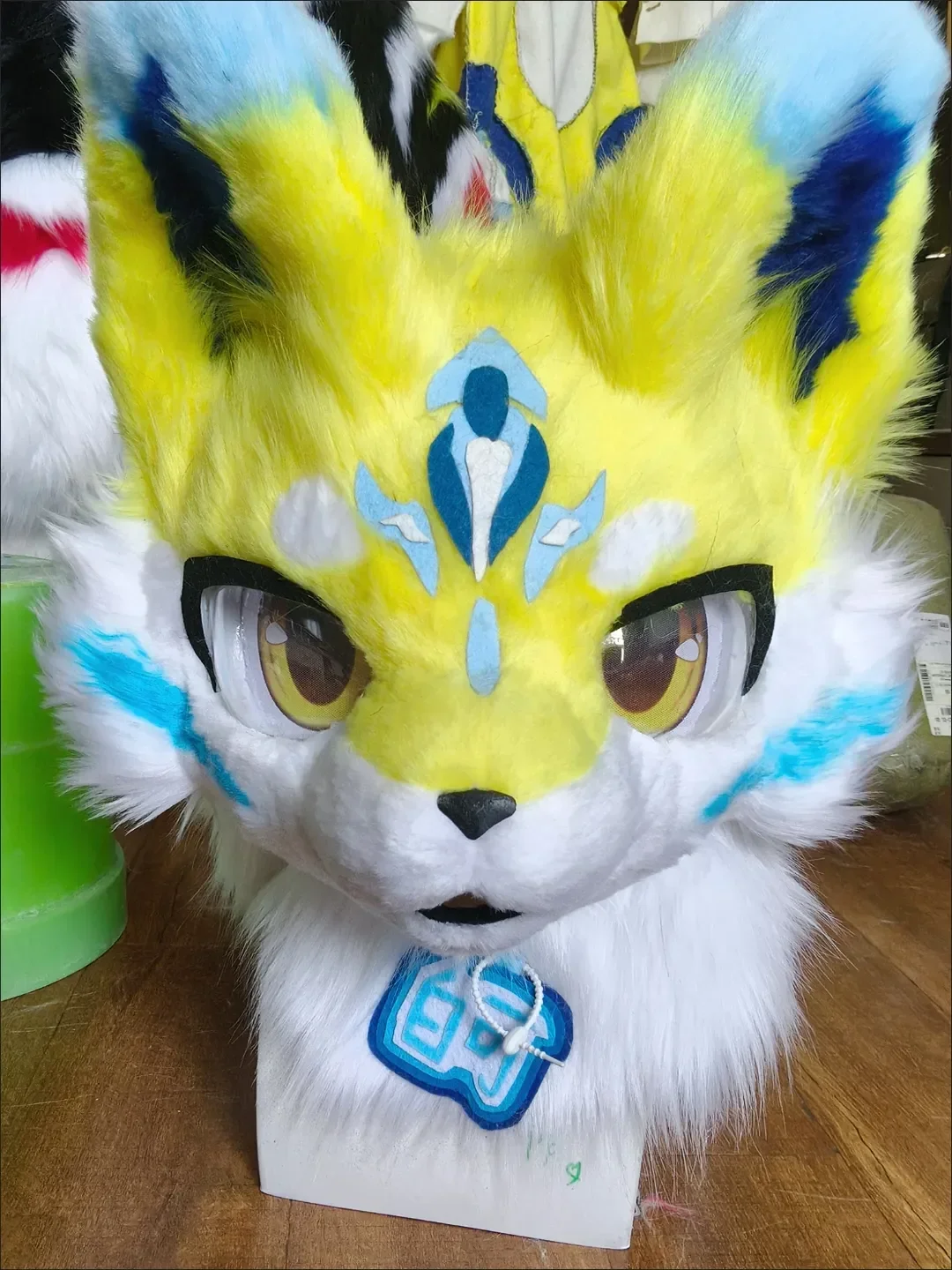 Kemono Short Snout Base Mask Fursuit Kig Serie Beast Suit Skull Furuit Costume PLA Printed Skull DIY Accessories Cosplay Prop 4