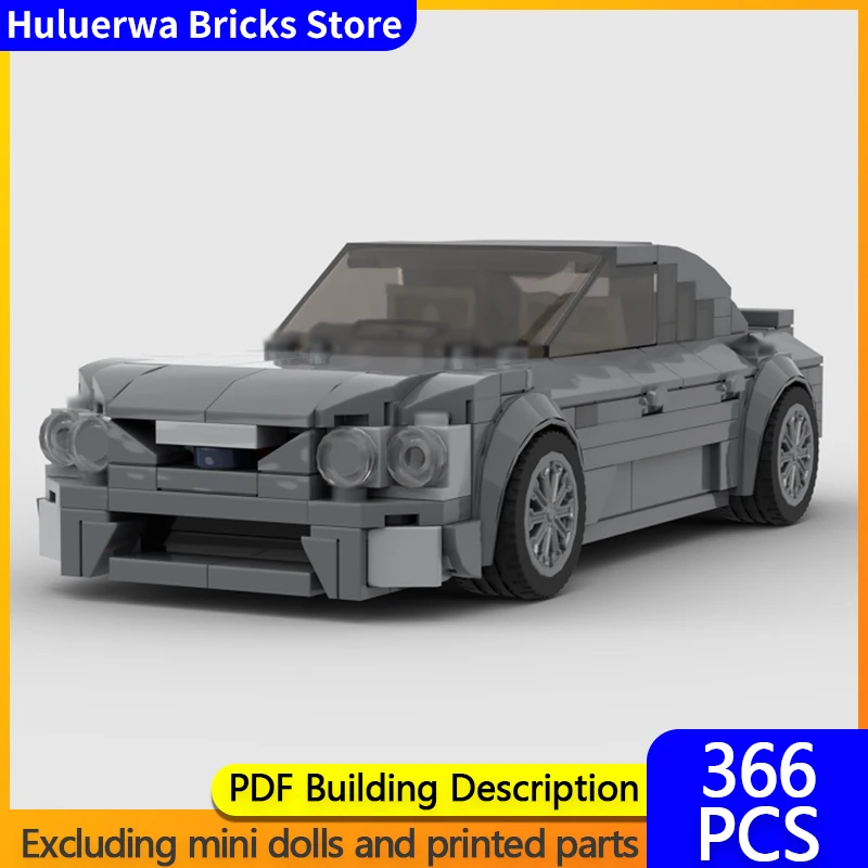 

Модель городского автомобиля MOC, строительные кирпичи G6E, высокопроизводительный Turbo Sedan, модульная технология, детские праздничные подарки, сборка игрушек, костюм