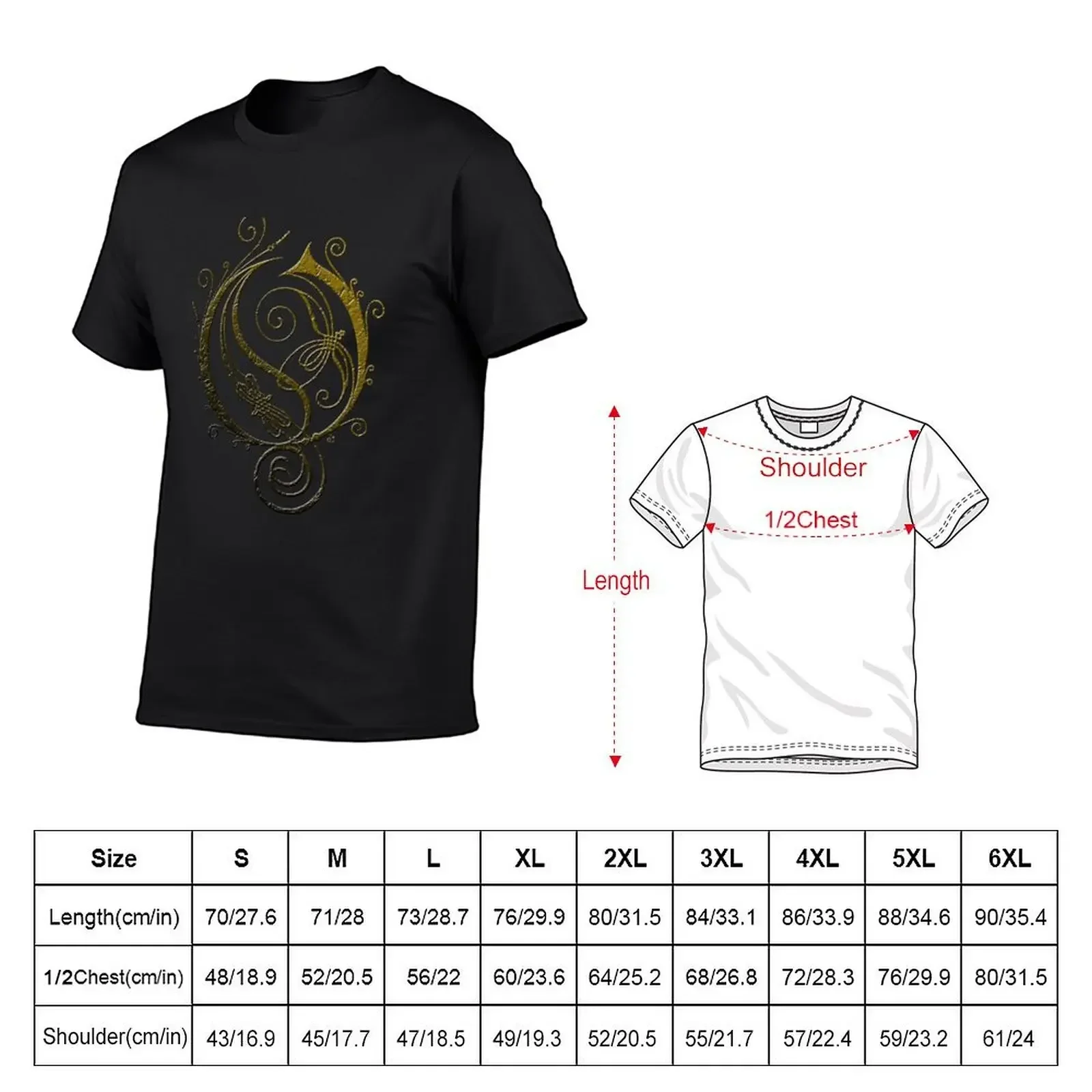 Opeth T-Shirt summer tops blue archive anime t shirts workout shirts for men