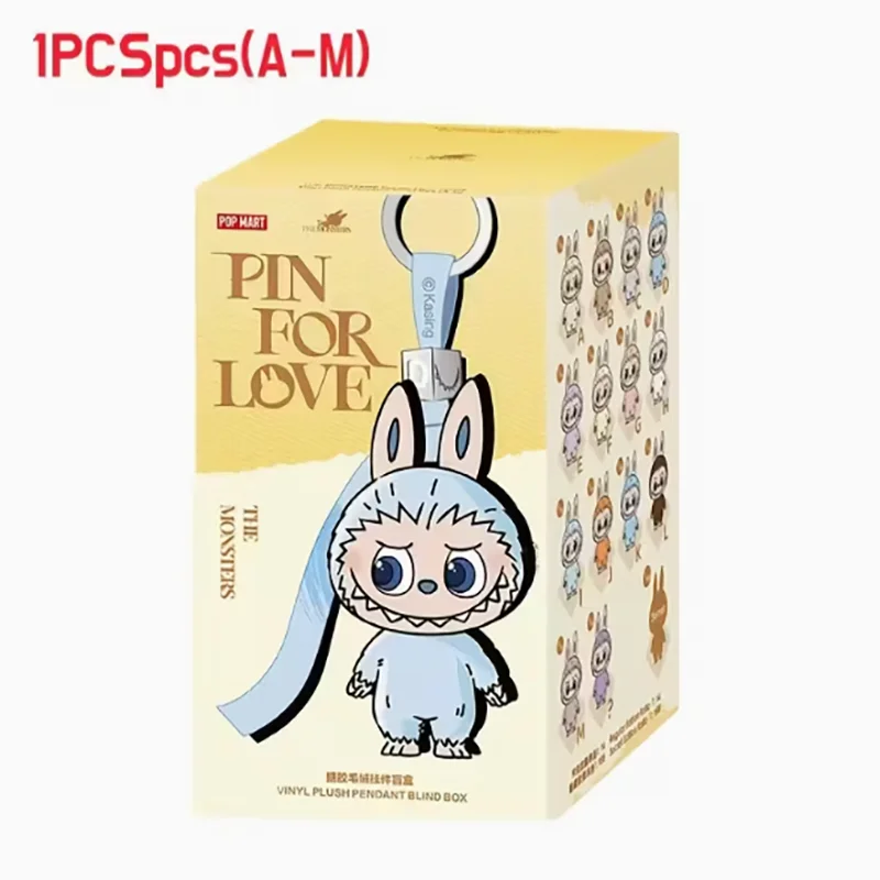 

POP MART The Monsters LABUBU4.0 PIN ДЛЯ LOVE Series Labubu Коллекционная плюшевая слепая коробка