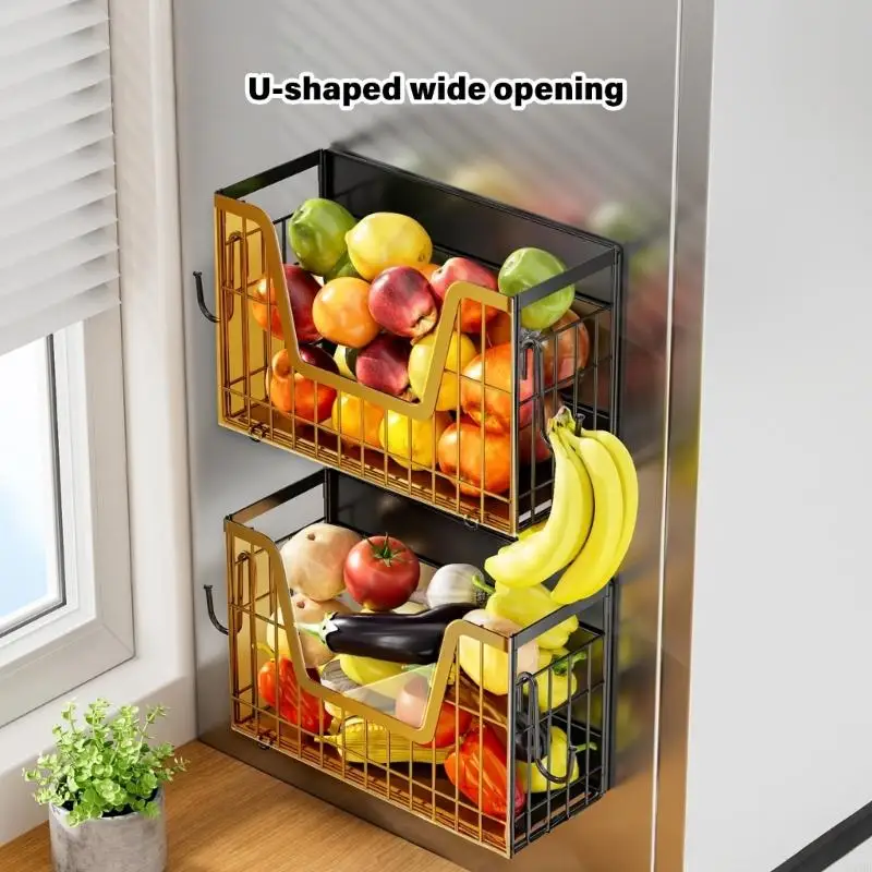 

Организаторы холодильника складывают проволочную корзину магнитную холодильник корзину.