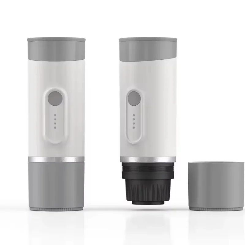 ماكينة قهوة اسبريسو محمولة باليد، غلاف بلاستيكي يعمل بالبطارية، نظام تحضير شبه أوتوماتيكي للاستخدام المنزلي #1