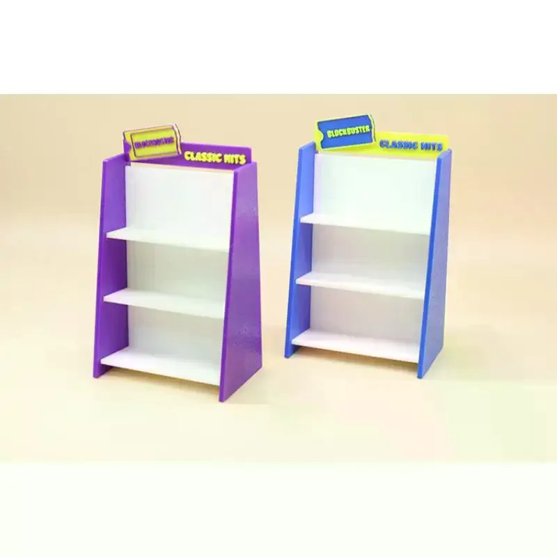 

1 Set Miniature 1/12 Dollhouse Retro Recorder Video Tape Shelf Model Living Scene Ornament Doll Toy Accessories