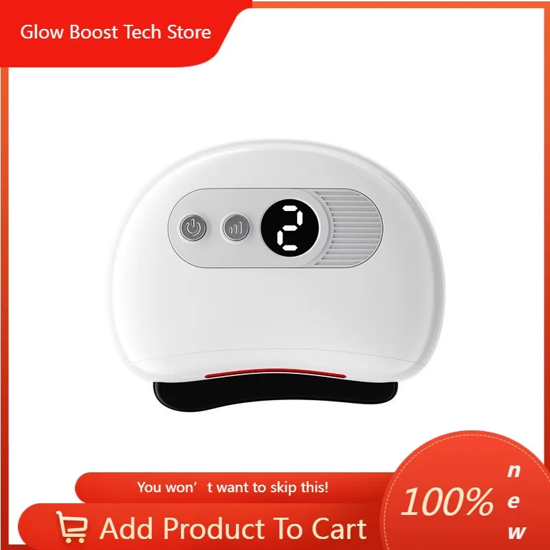 

NYSmart Library 2024: Новейший портативный персональный массажер EMS с LED-подсветкой для лица и шеи, электрическая гуаша-доска для скребкового массажа тела