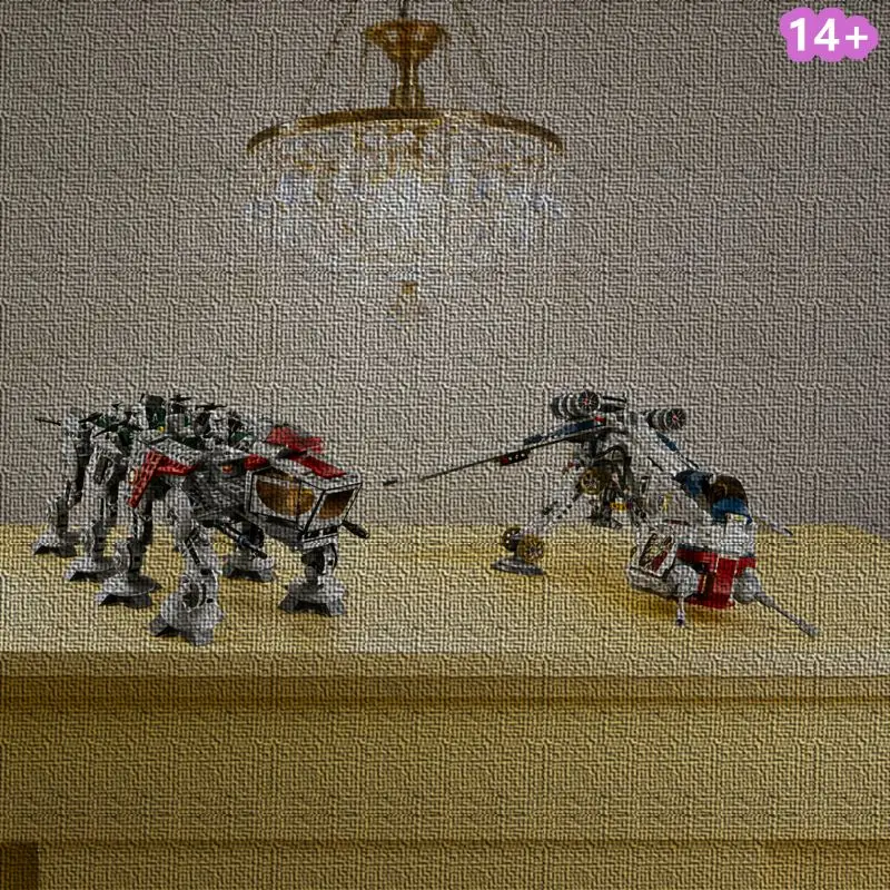 

Hot Dropship Star Republic With AT-OT Walker Building Blocks 10195 Transport Ship Toy For Children Christmas Gifts Toy