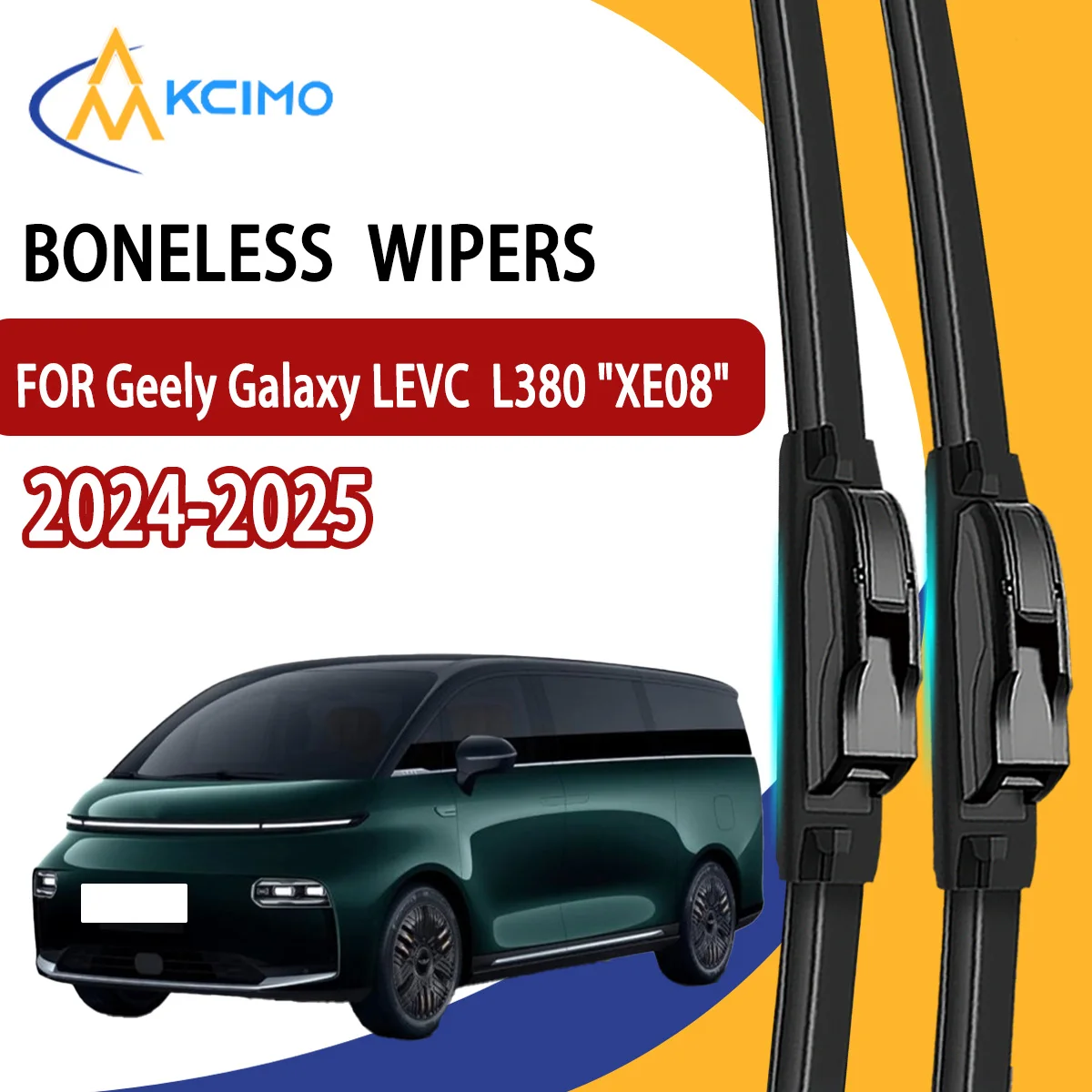 

2Pcs Front Windshield Wiper Blades For Geely Galaxy LEVC L380 "XE08" 2024-2025 Windscreen Window Car Accessories