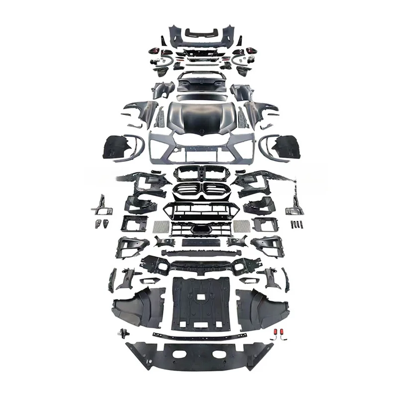 High Quality M Power Style Old To New Body Kit Fit For X5 E70 2008-2013 Upgrade To G05 LCI F95 X5M