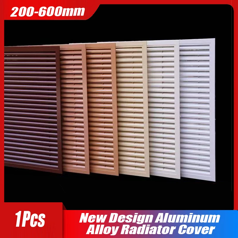 

1Pcs Aluminum Alloy Radiator Cover Adjustable, Vent Grille for Heating Manifold Concealer, Decorative Vent Cover to Hide Clutte