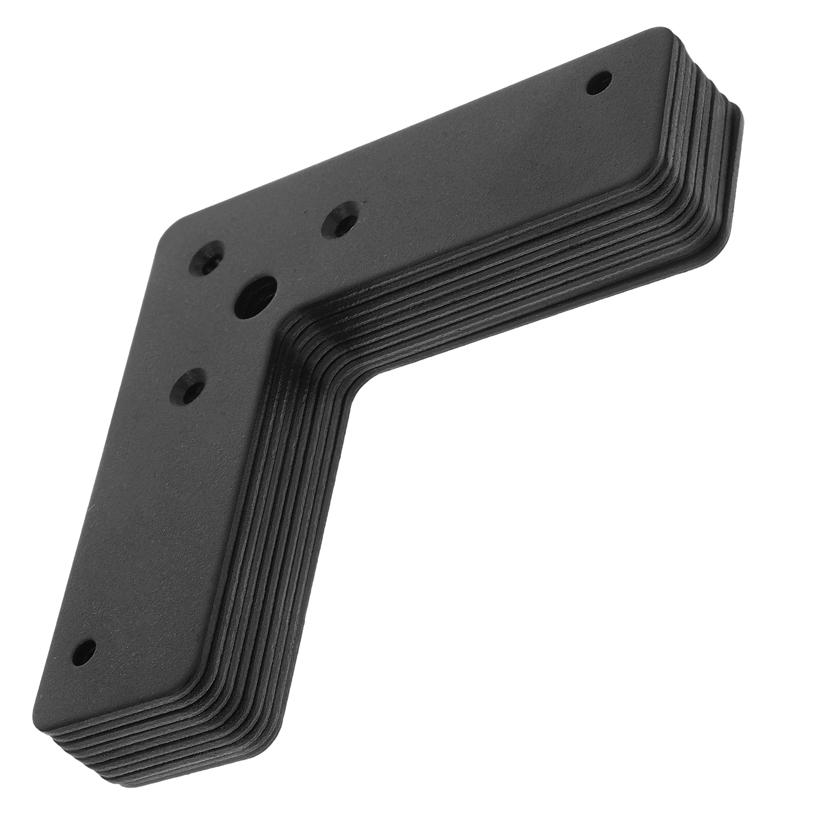 

10pcs Stainless Steel L Shape Flat Corner Brackets Heavy Duty Right Angle Bracket For Furniture Wood Frame Mounting Connector