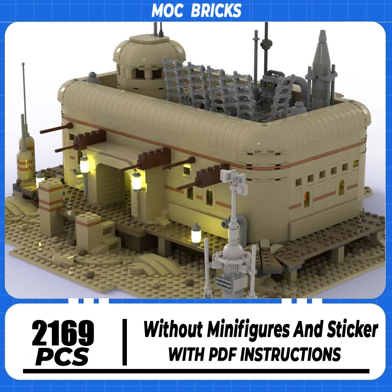 

Popular Star Movie Moc Building Block Tavern Model Technology Brick DIY Assembly Modular Famous Construction Toy Holiday Gifts