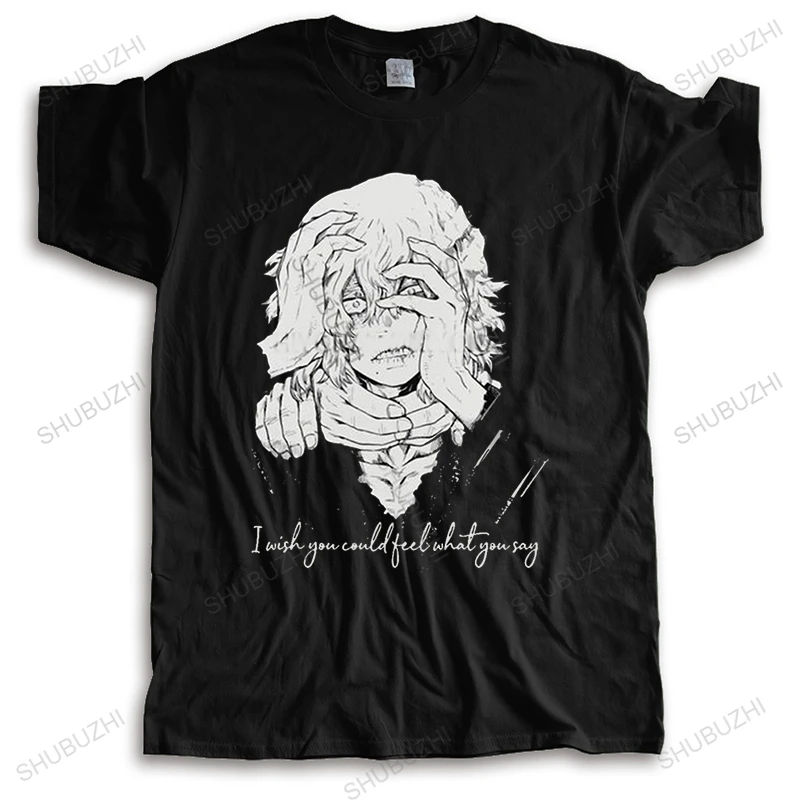 MHA Tomura Shigaraki T Shirt Men Soft Cotton Tshirt Casual Tee Tops Short Sleeved Boku no Hero Academia T-shirt Clothing Merch