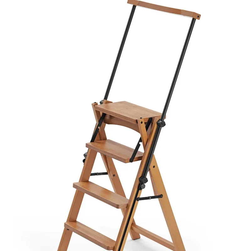 

Foldable ladder, household retractable herringbone ladder stool, bench, ladder chair