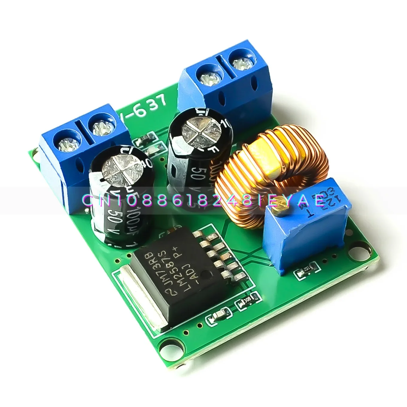 

DC Adjustable Boost Module LM2587 High Power Boost Power Supply Board 3V5V12V To 19V24V30V36V