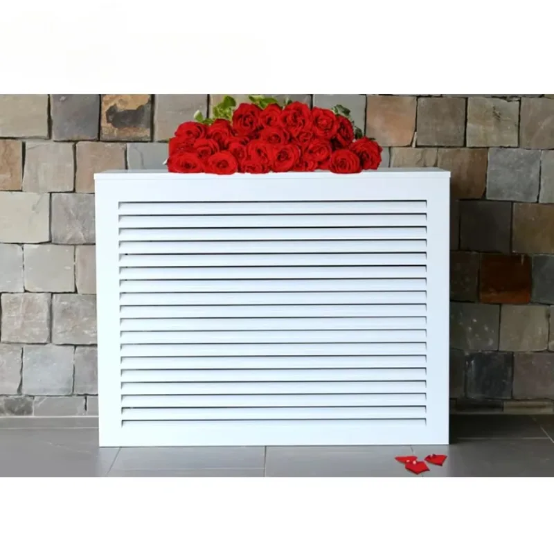 Newly Design Laser Cut Aluminium Heat Pump Cover  Outside air Conditioner Cover Ventilation Grille view 2