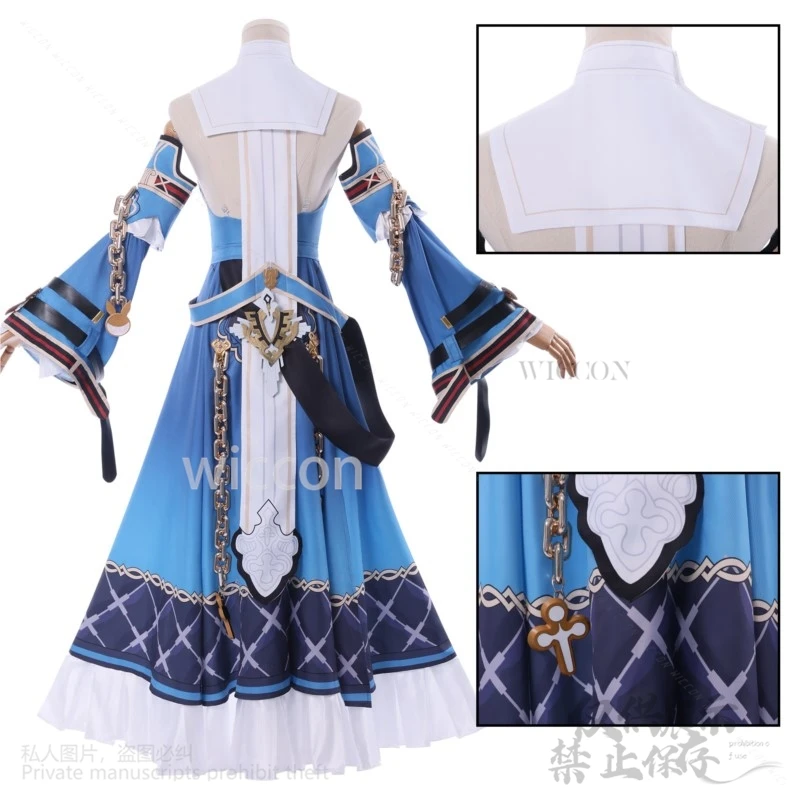 Theresa Apocalypse ssiGioco Anime Honkai Impact 3 Costume Sorella Costume Uniforme Parrucca per Ragazze Donna Cos Personalizzato