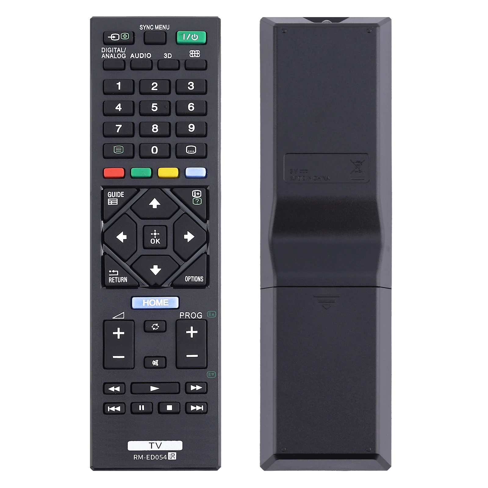 ReplacementRM-ED054  universal Remote Control For Sony TV SMART LCDLED TV KDL-32R424A KDL-40R470AKDL-46R473A -NO SETUP REQUIRED