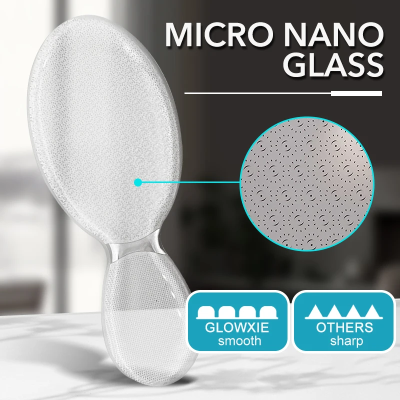 1 stücke Nano Glas doppelseitige Fuß Rasp Ferse Datei Harte Abgestorbene Haut Kallus Entferner Peeling Pediküre Pflege Fuß Datei Werkzeug – Detail 4