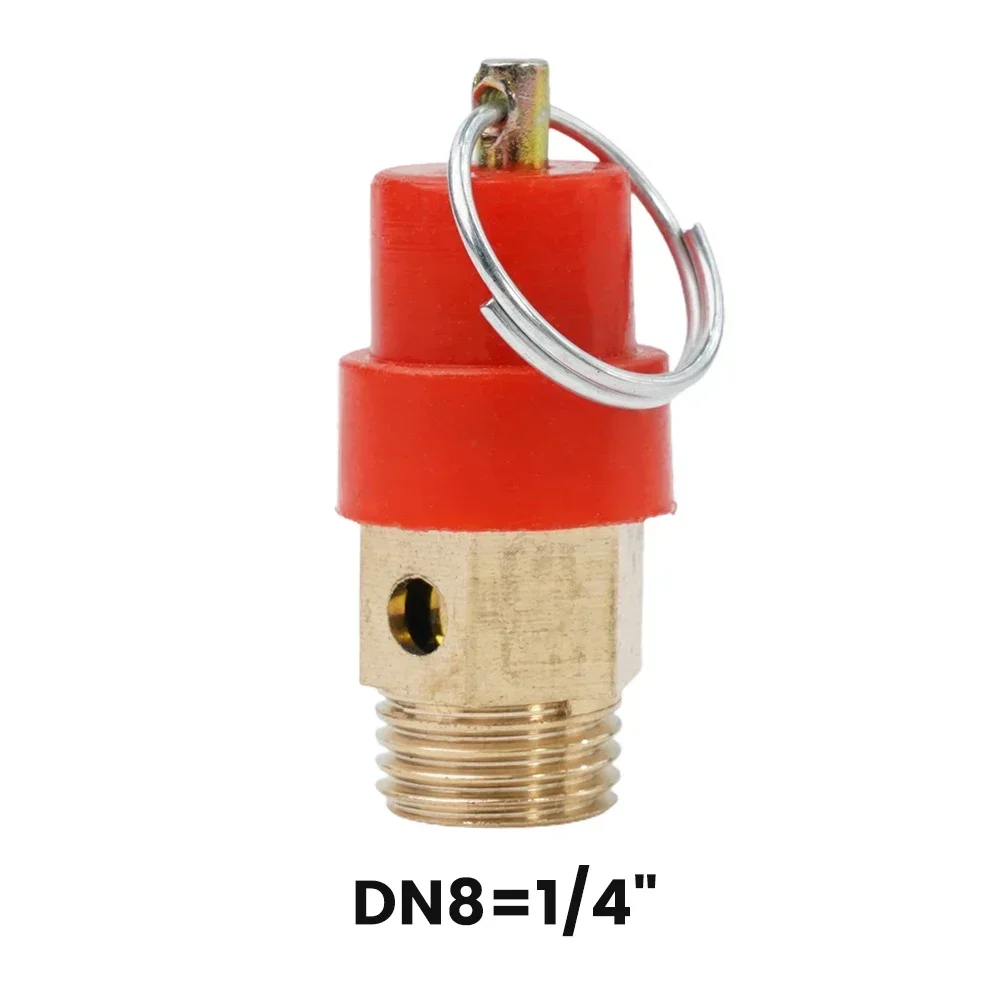 1pc 1/4 ''1/8" BSP 8KG sprężarki powietrza zawór bezpieczeństwa zawór sprężynowy Regulator ciśnienia 9mm średnica 120PSI narzędzia pneumatyczne