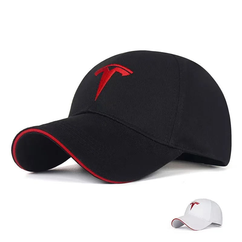 

Baseballs Cap Outdoor Summer Sports Hat Embroidered Baseball Caps For Tesla Model 3 Model Y Model X Model S SpaceX Car Sticker