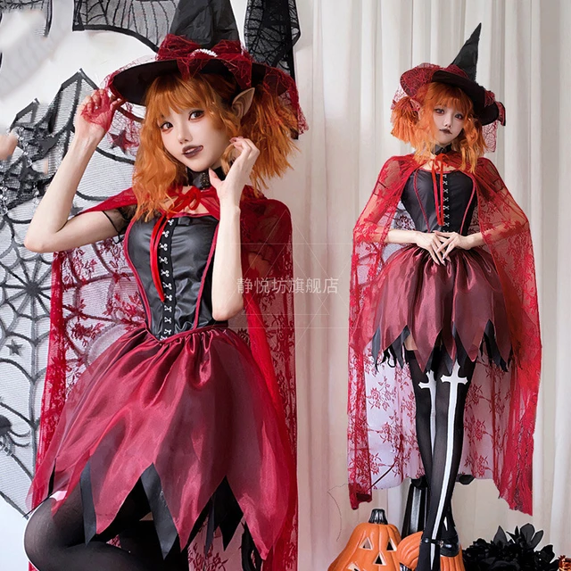 ハロウィン 魔女 マント 安い 帽子 aliexpress