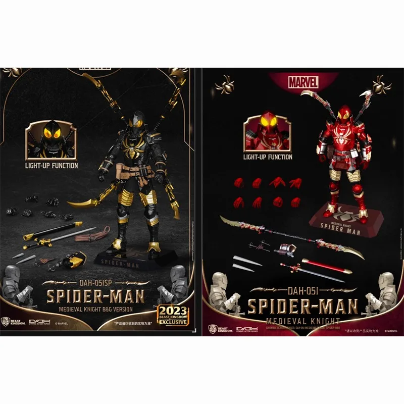 Goods in Stock 100% Original Beast Kingdom DAH-051 SPIDER-MAN Movie Character Model Art Collection Toy Holiday Gift