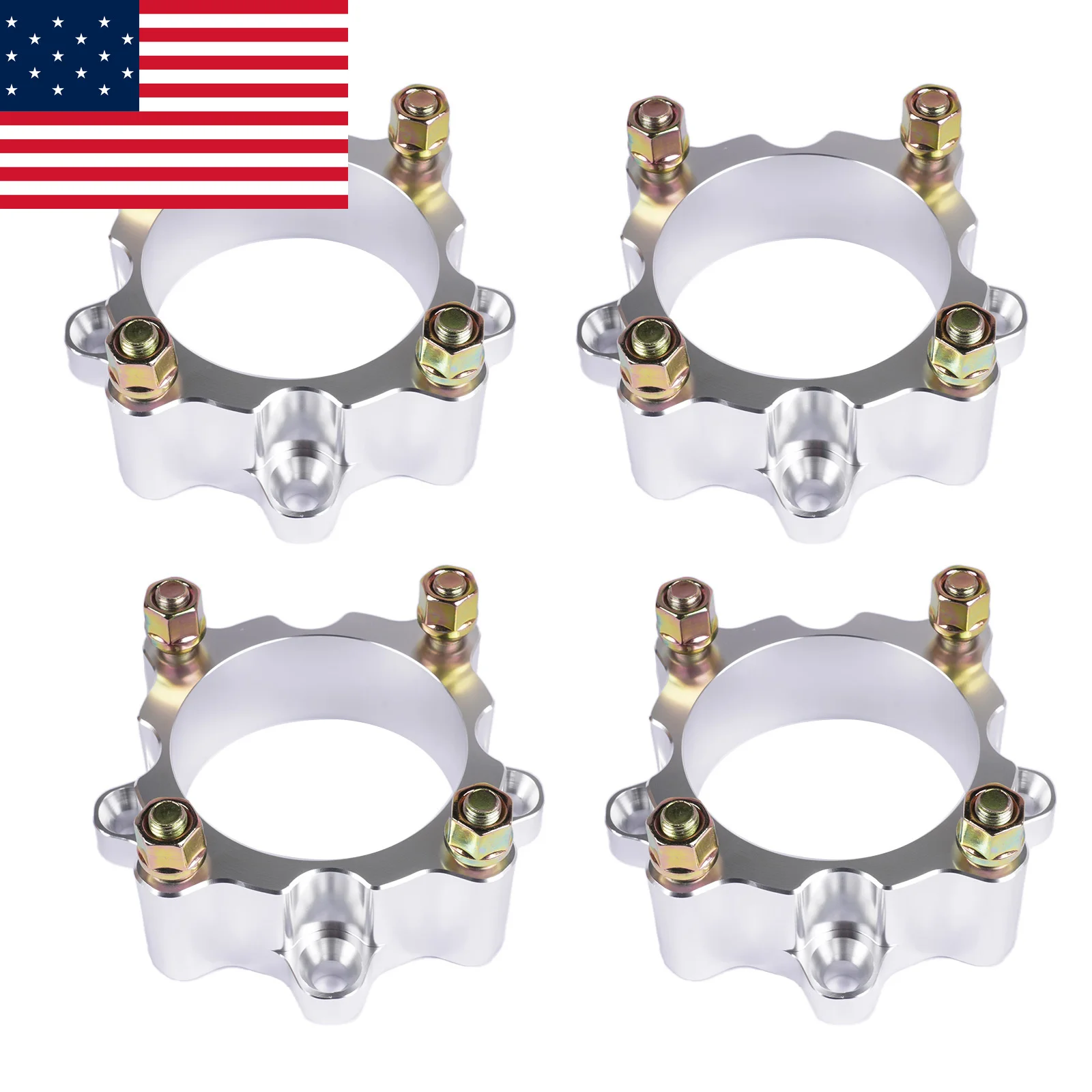 

AP03 2" Wheel Spacers with 4/137 Bolts & 12mm Studs for CanAm X3 All Years and Models