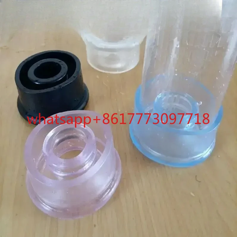 

3pcs Medium bottle mouth with sealing ring, silicone sleeve, rubber gasket, vacuum pumping exercise machine accessories