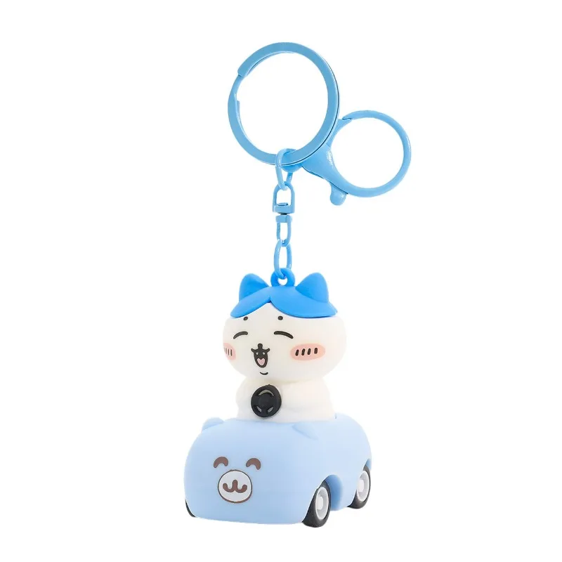 

Creative Cartoon Chiikawa Doll Key Chain Pullback Car Kawaii Anime Peripheral Keychains Bag Decoration Accessories Charms Gifts