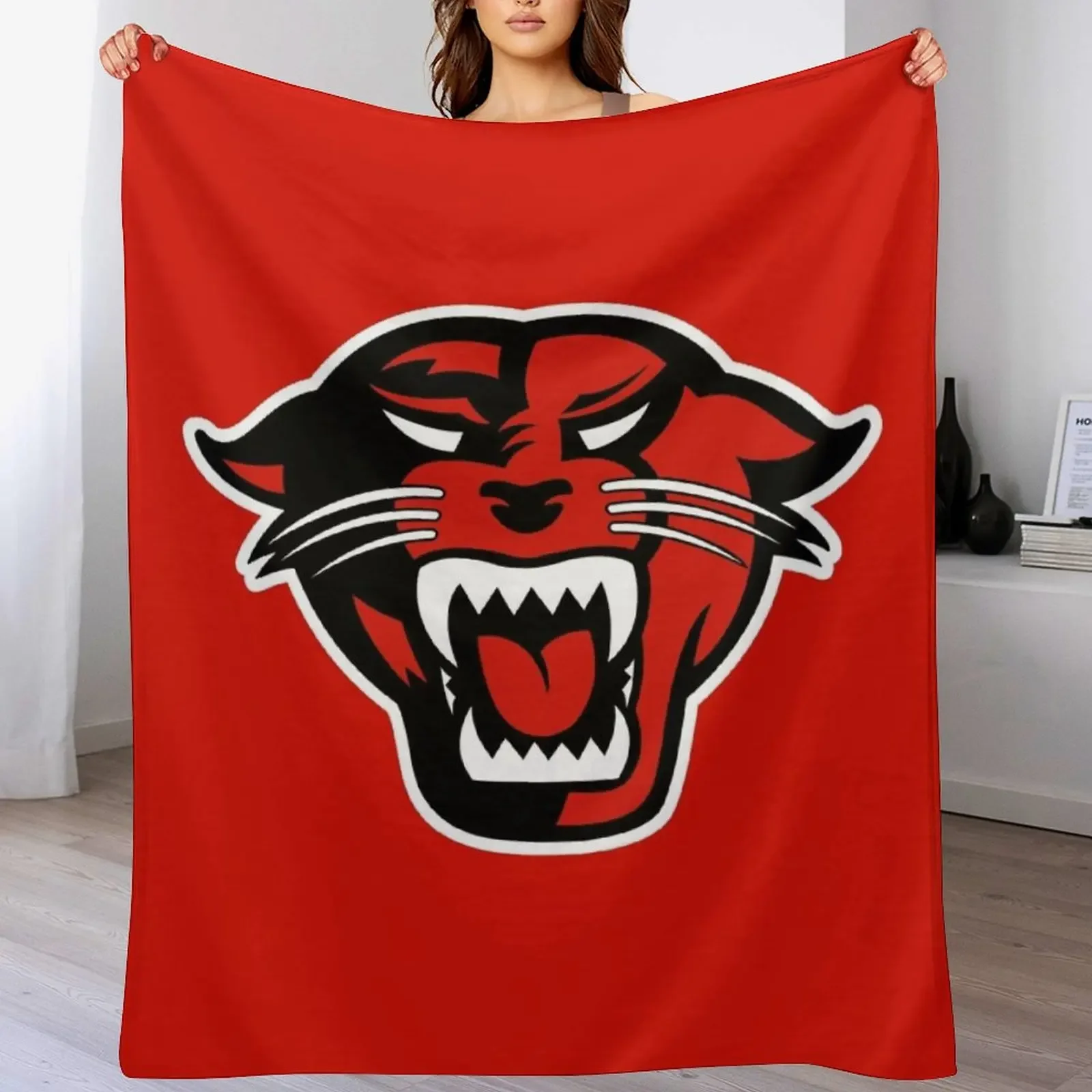 

new Davenport-Panthers Throw Blanket Color Fast Cozy Throw Blanket