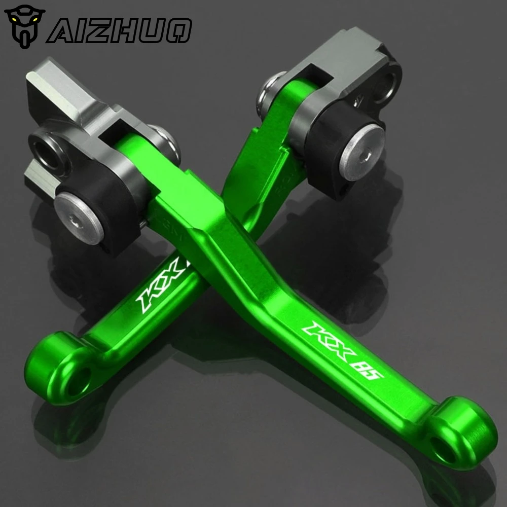

For Kawasaki KX85 KX 85 2001-2017 2016 2015 Motocross Foldable Pivot Dirt Bike CNC Brake Clutch Levers Cable Lever Handle