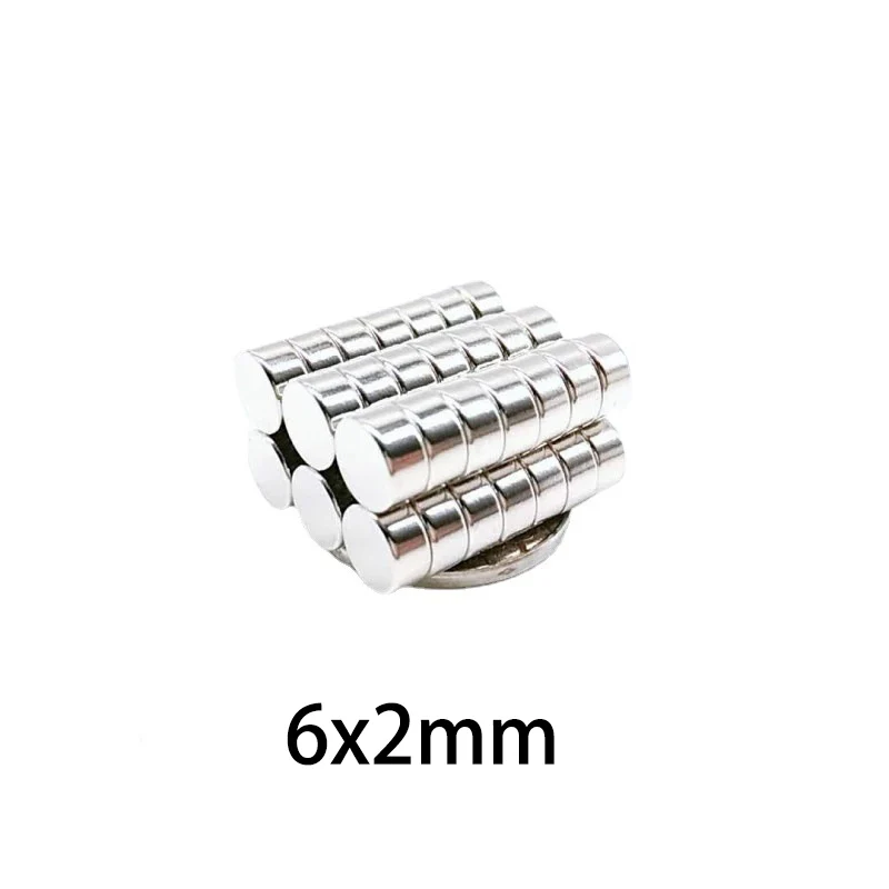20/50 قطعة 6x2 مللي متر و 8x2 مللي متر مغناطيس دائري ، شراء بالجملة الاقتصادية للشركات اليدوية والأعمال اليدوية #4