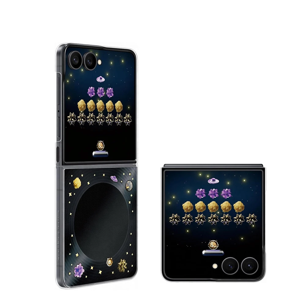 Original Samsung Galaxy Z Flip8 Flipsuit Case Insert Cards LED Light Effects Protective Case EF-FF776