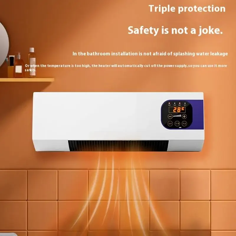 

Room Air Conditioners 2000W Wall Mounted Air Conditioners With Remote Control Winter Warmer Small Multifunctional Cooling