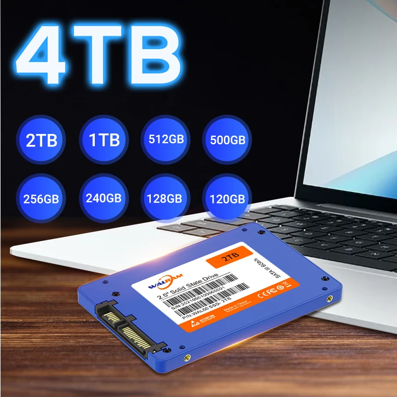 WALRAM SSD 240GB 128gb 256g 512g 1TB 2TB 2.5 SATA3 SSD 120GB 240GB