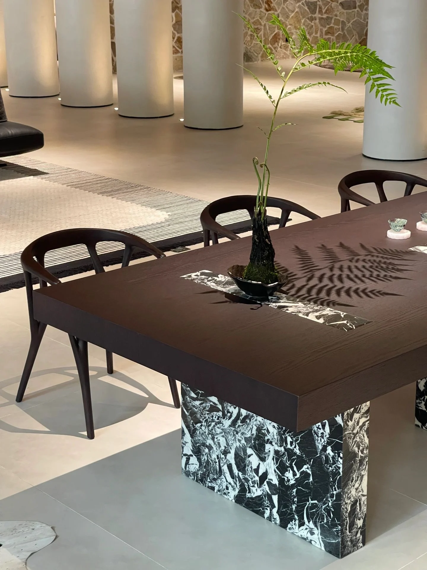 New Chinese solid wood tea table and chair combination image 4