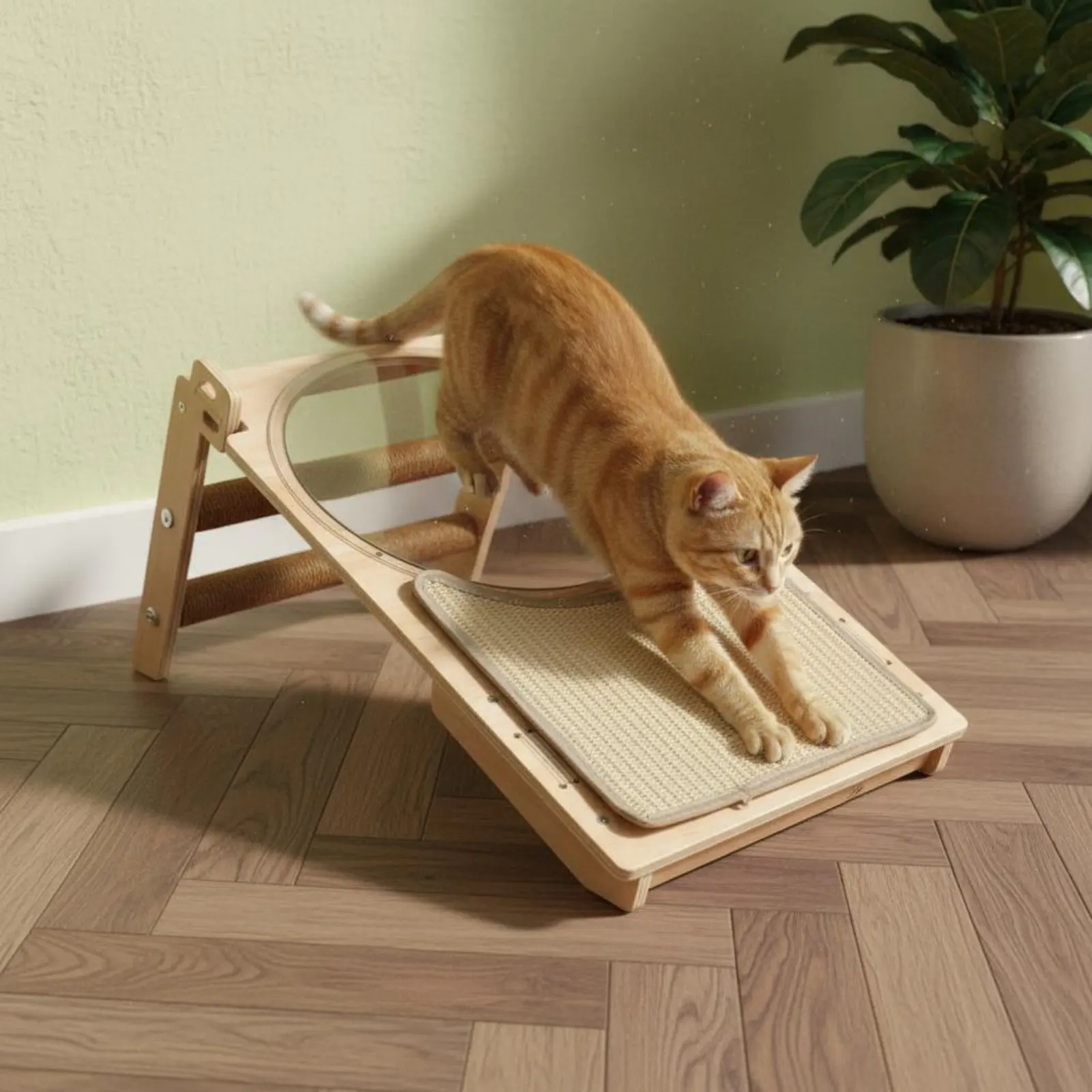 triangle-feline-scratcher-stable-structure-wooden-feline-scratching-board-triangular-scratcher-board-long-lasting-pet-furniture