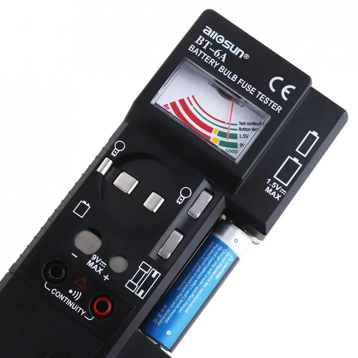 Imagem -06 - Portable Digital High Precision Battery Bulb Fuse Tester With One Pair Test Pen For Batterylight Bulbsfuse Bt6a in