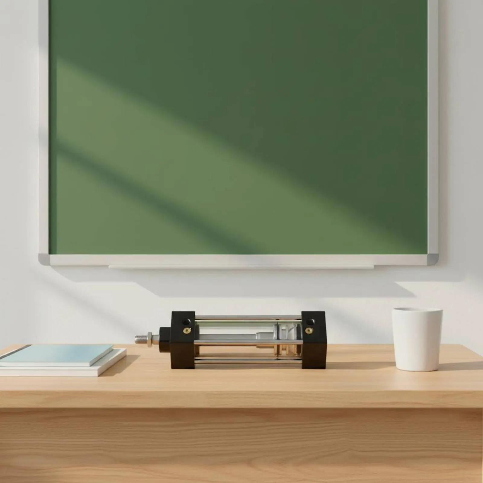 

Transparent Hydraulic Cylinder Display Piece Transparent Pneumatic Cylinder Hydraulics Educational Toy for Students, School