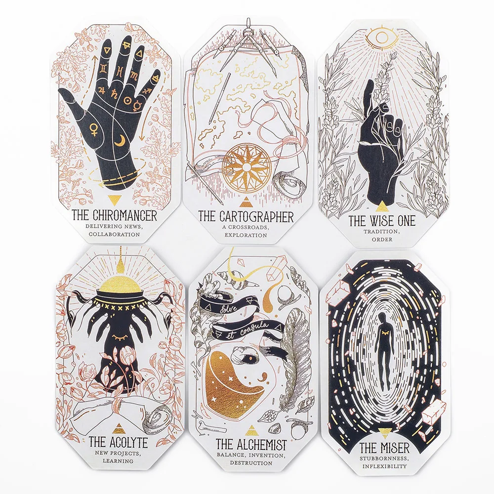 The Citadel A Fantasy Oracle - 60 carte di tarocchi in profondità influenzata da fantasy letteratura e giochi da tavolo elementi magici