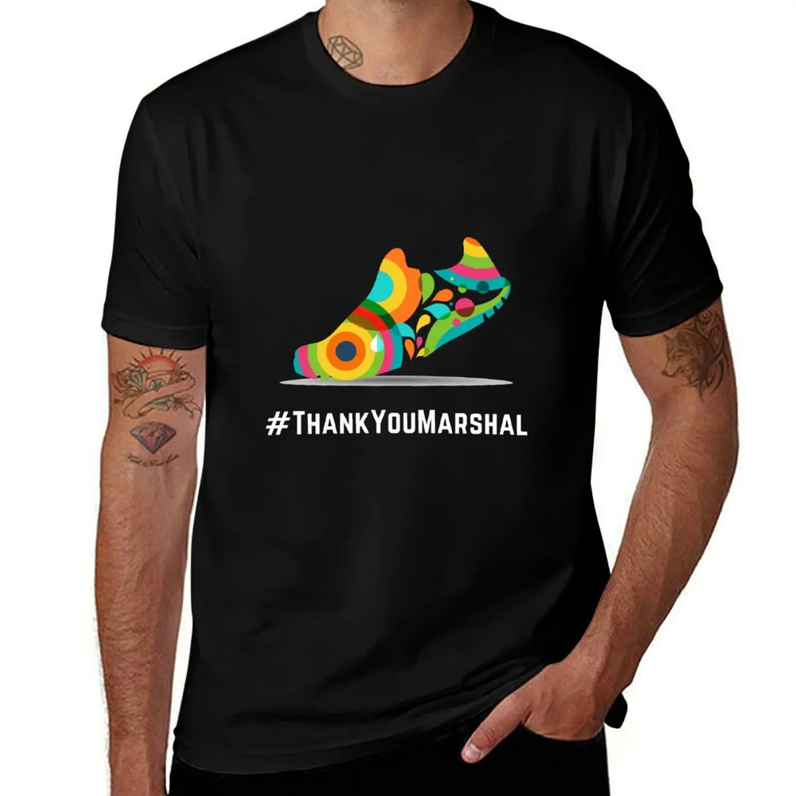 Thank You Marshal T-Shirt Sun Block Outdoor T-Shirt