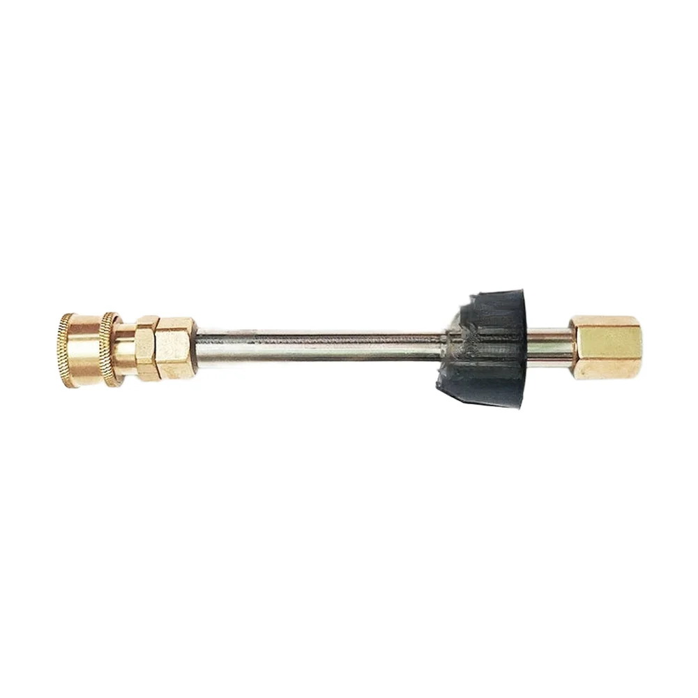 Stainless Steel Car Washing Sprayer for High Pressure Washers with Dual Spray Angles 15deg 25deg and Adjustable Long Wand