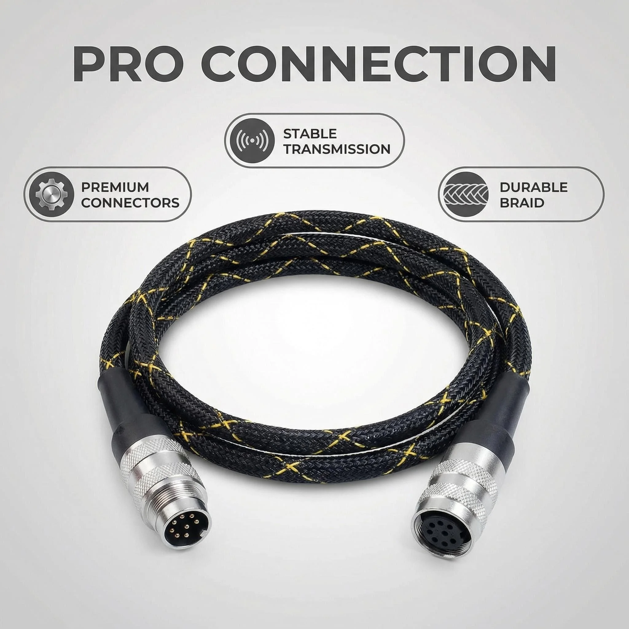 Aouyade HIFI 8 PIN 8PIN OCC Male To Female Cord For Neumann M147/M149 Tube Microphone Cable
