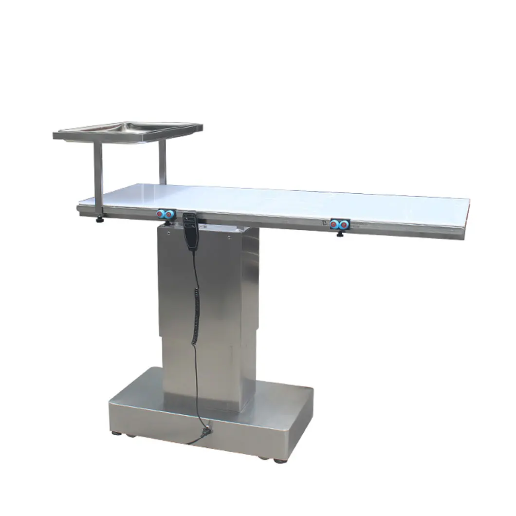 Veterinary Instrument Pet Stainless Steel Electric Lift Veterinary Inspection Animal Operating Table