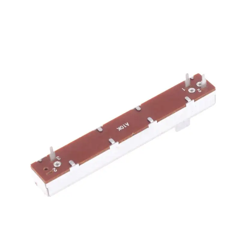 1/2/3pcs 88mm 3-Pin Single Potentiometer A10K B10K Straight Slide Potentiometer Mono Channel Mixer Fader Stroke 6MM