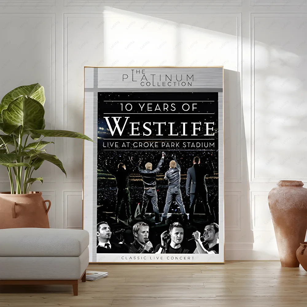 Westlife روك باند موضة ملصق جدار الفن اللوحة دراسة الشمال ديكور المنزل