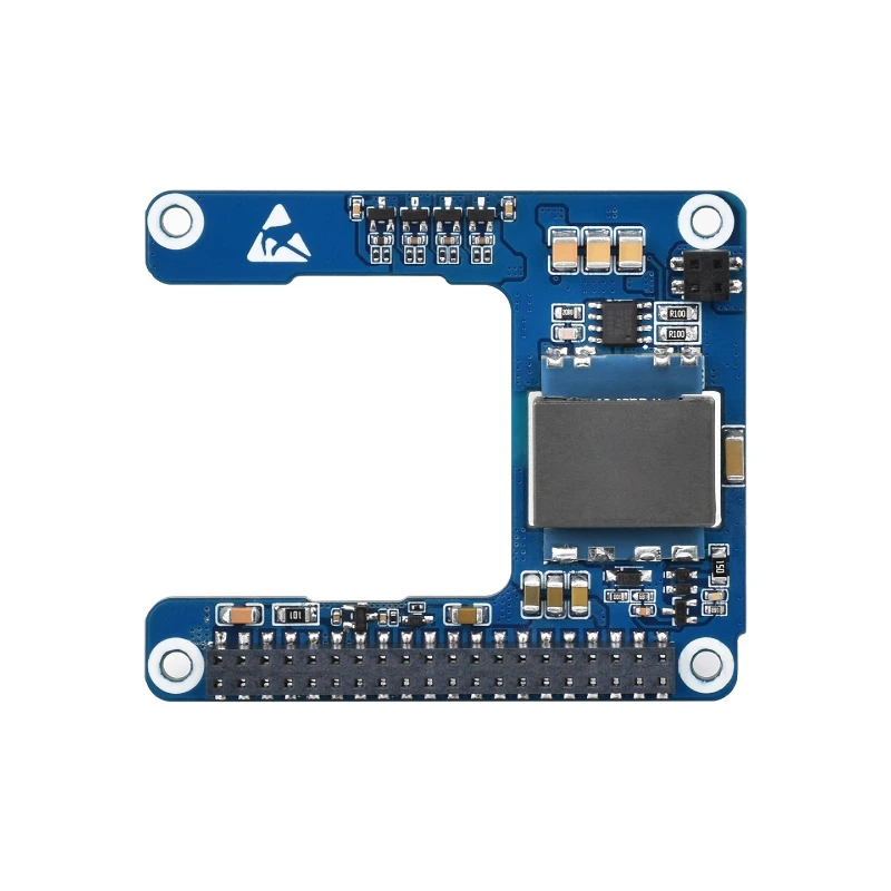 

Raspberry Pi 5/CM5 Ethernet PoE powered expansion board 5V5A 802.3af/at network standard
