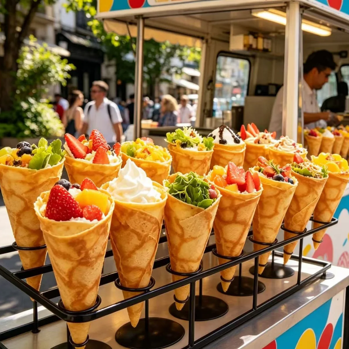 9インチのリアルな果物と野菜のクレープ、写真撮影用大型模擬食品モデル、レストランのディスプレイ、パーティーの装飾小道具