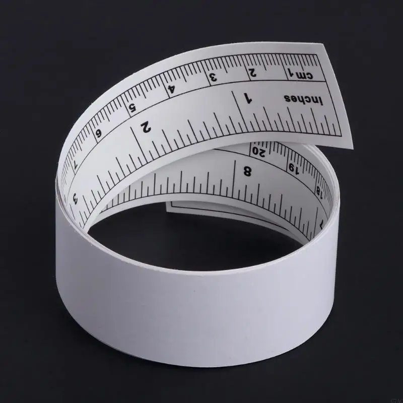 

High-Performances Self-Adhesive Tape Measure with Clear Scale Easy Carry Workbenches Rule Measuring Tape Easy Reading C7AC
