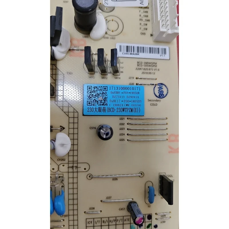 For BCD-230WTPZM Computer Compatible with Midea Refrigerator 17131000010171 Control Power Main Board