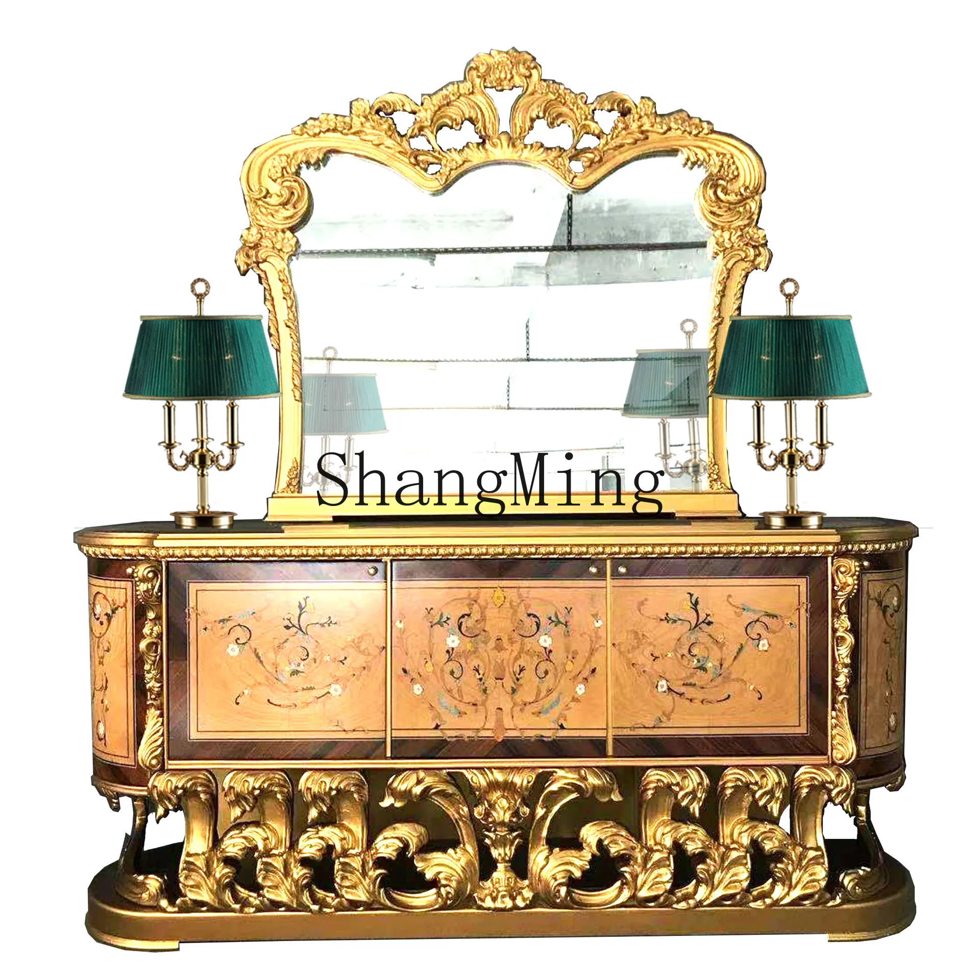 

CL light luxury high-end entrance cabinet living room hotel lobby villa hall entrance cabinet